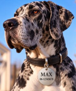 Luxe hondenpenning graveren voor grote honden