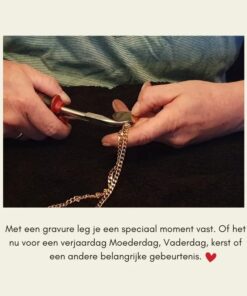 Arabische naam ketting Ketting met Arabische naam goud kleurig