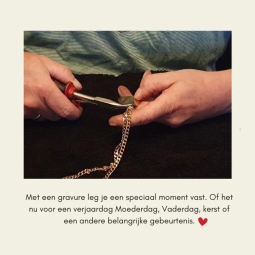 Arabische naam ketting Ketting met Arabische naam goud kleurig
