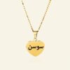 Arabische naam ketting Ketting met Arabische naam goud kleurig