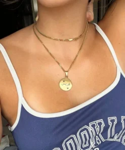 Arabische naamketting graveren | ketting met Arabische naam goud kleurig