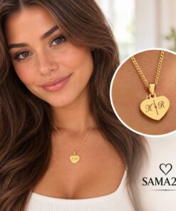 ketting met hartje 2 initialen