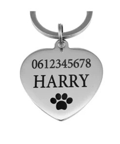 Dog tag with name and address Engraved tag for dog with phone number for dog or cat design and buy online silver