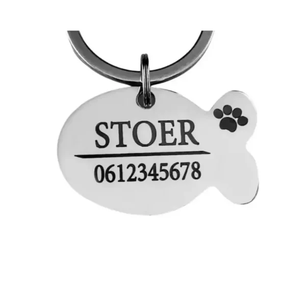 Tieranhänger Hund und Katze mit Namen und Telefonnummer bestellen gravieren silber