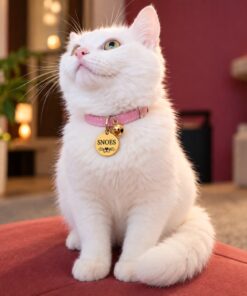 placa para gatos con cascabel