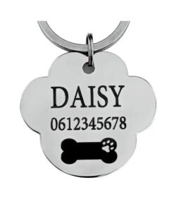 Hundemarke am Halsband gravieren mit Namen - Große Marke