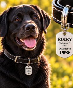 ID Tag hond klein merk Sama24.nl
