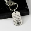 Sleutelhanger ontwerpen - Sleutelhanger ID TAG Titanium - Sleutelhanger laten graveren zilver