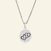Ketting met hartjes zilver kleurig: Een liefdevolle accessoire