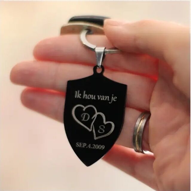 Sleutelhanger liefde man: Prachtig cadeau voor hem