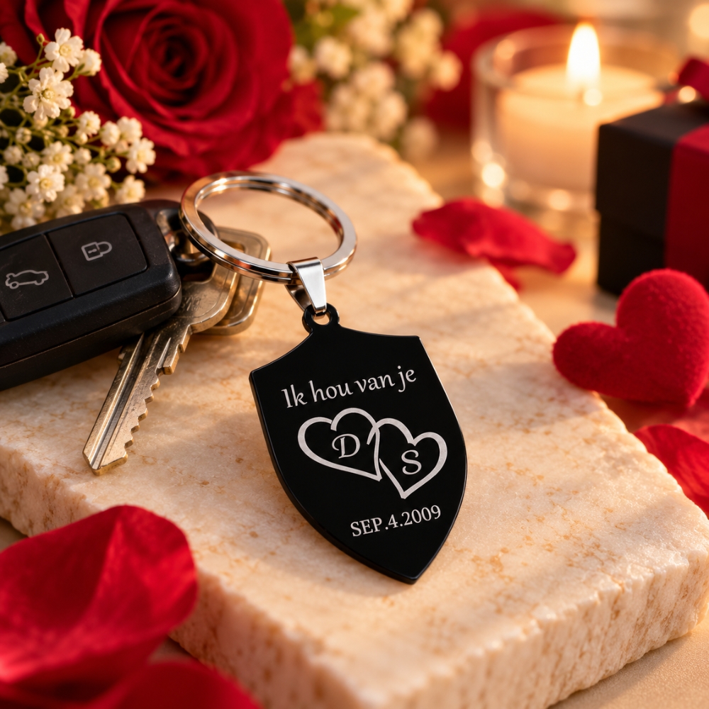 Sleutelhanger liefde man Prachtig cadeau voor hem
