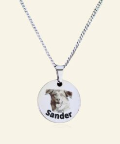 Ketting met foto huisdier hond of kat