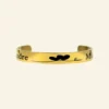 Liefdes armband met namen Titanium graveren