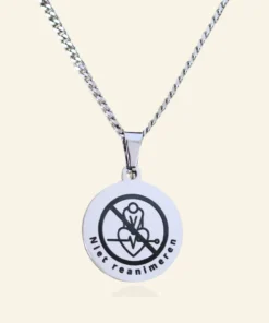 ketting met medische gegevens niet reanimeren