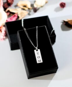 Gepersonaliseerde ketting Bar met naam